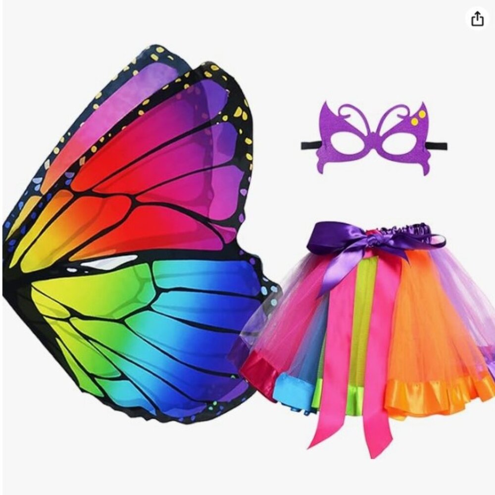 Butterfly Costume for age 3-9 year old